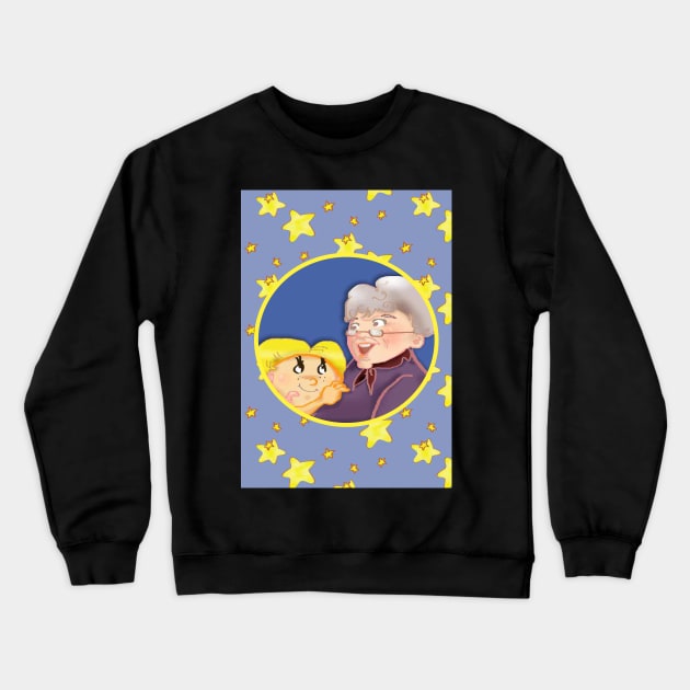 Grandma you make me smile Crewneck Sweatshirt by markatos